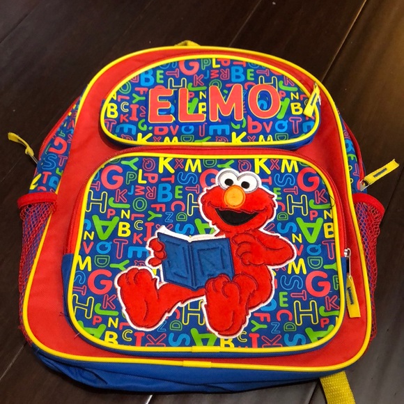 Sesame Street Other - Elmo ABC Backpack - Perfect For Pre-K